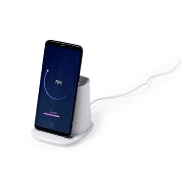 Wireless charger 5W, USB 2.0 hub, pen holder, phone holder V0145 – promotional product with your logo