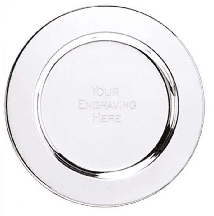 Ascent Salver Silver 15,2 cm T043B – promotional product with your logo