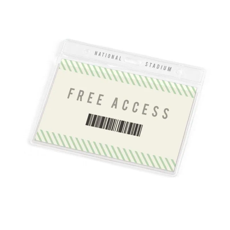 Badge holder horizontal FORSYTH 93357 – promotional product with your logo