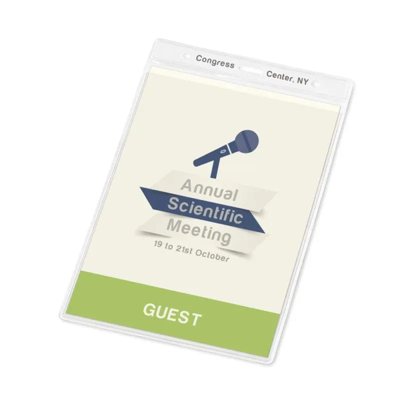 Badge holder vertical WHITMAN 93359 – promotional product with your logo