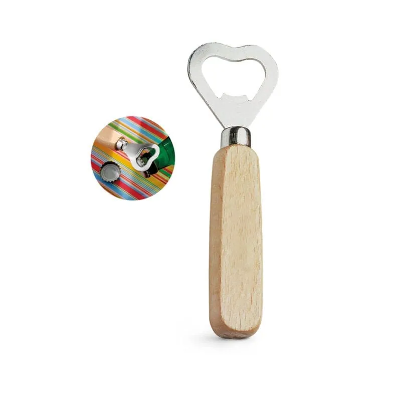 Bottle opener HOLZ 94134 – promotional product with your logo
