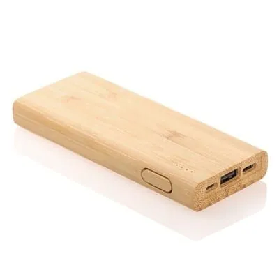 B’RIGHT bamboo power bank 5000 mAh V0347 – promotional product with your logo
