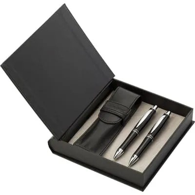Charles Dickens writing set, mechanical pencil and ball pen V1652 – promotional product with your logo