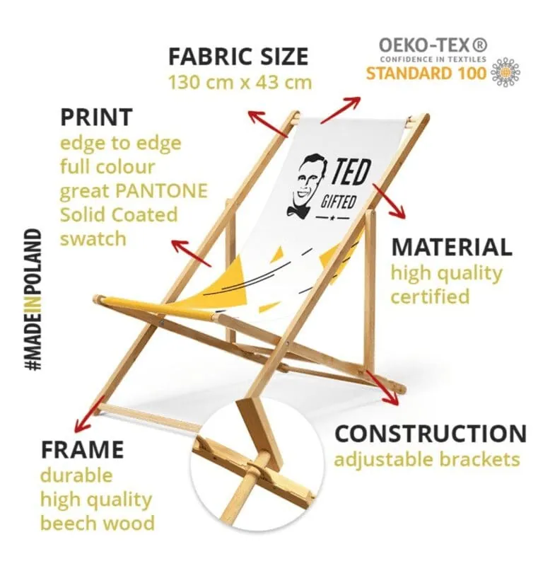 Deckchair – promotional product with your logo