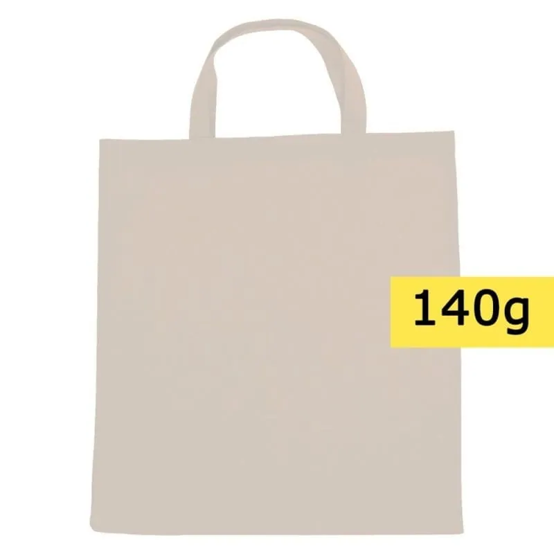 Eco Friendly Cotton Tote Bag with Short Handles V9114 – promotional product with your logo