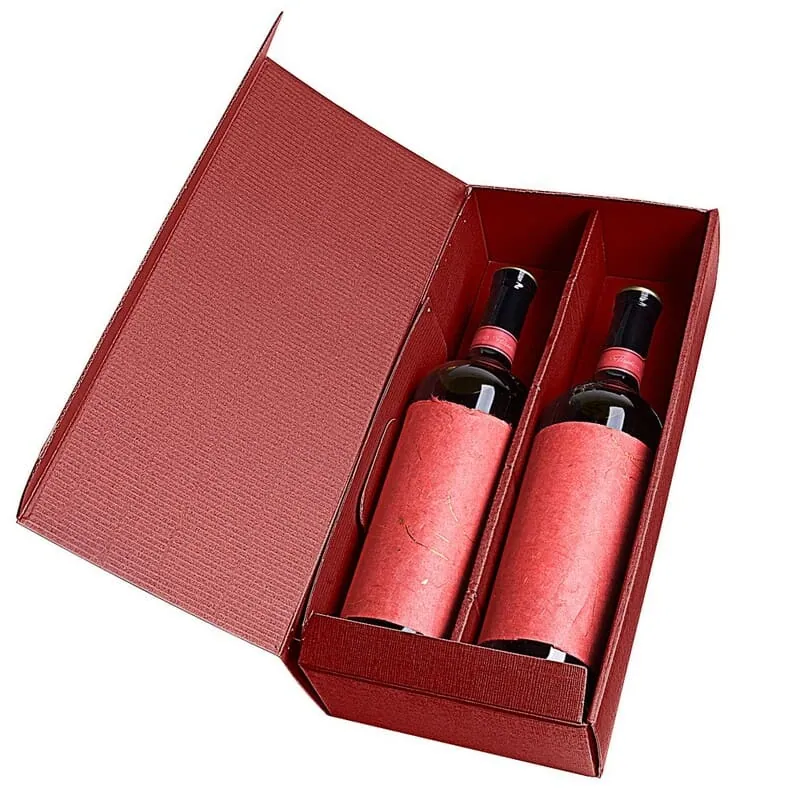 Exclusive wine carton for 2 bottles V6602 – promotional product with your logo