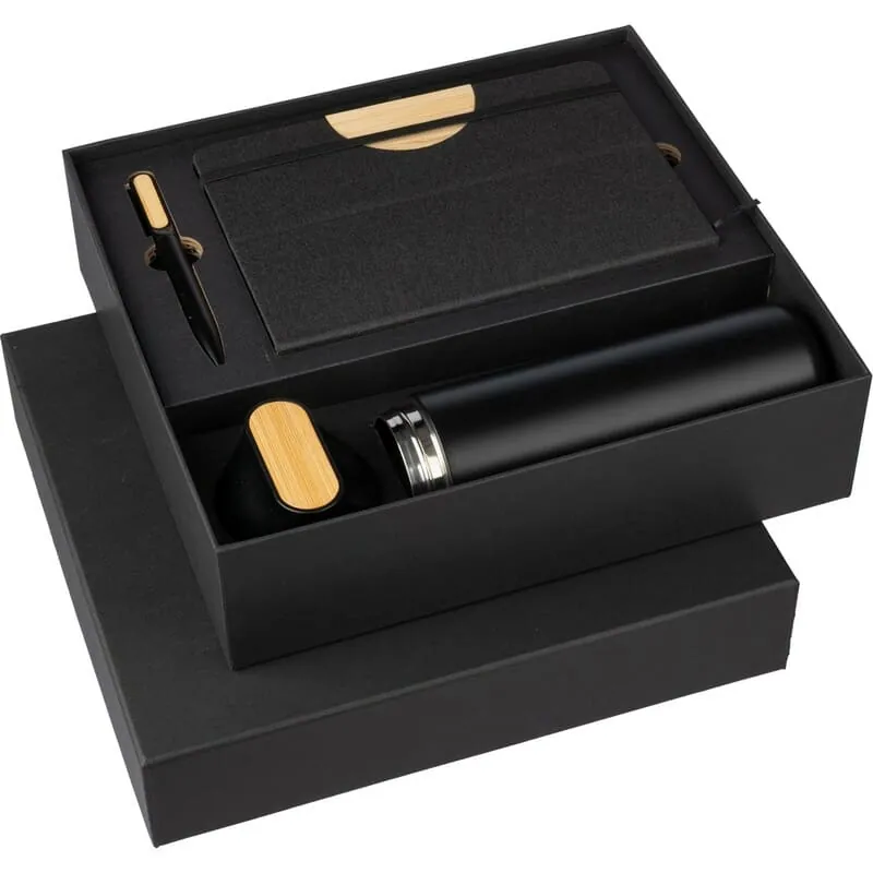 Gift set, thermo bottle 650ml, notebook A5, ball pen VA212 – promotional product with your logo