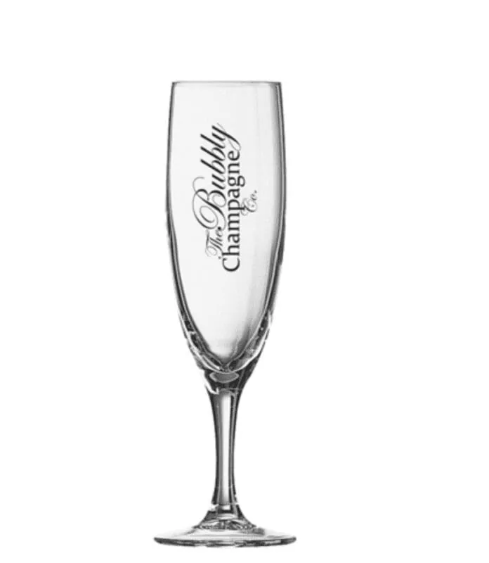 Glass Elegance Flute 100ml C2058 – promotional product with your logo
