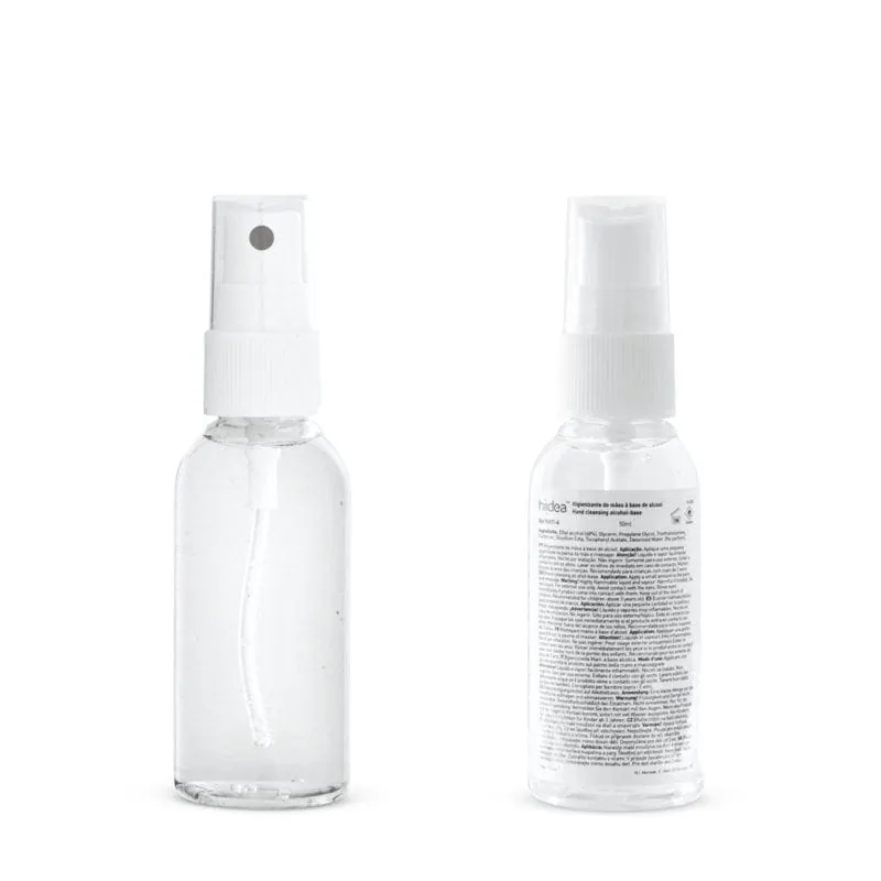 Hand cleansing alcohol base spray 50 ml HEALLY 94921 – promotional product with your logo