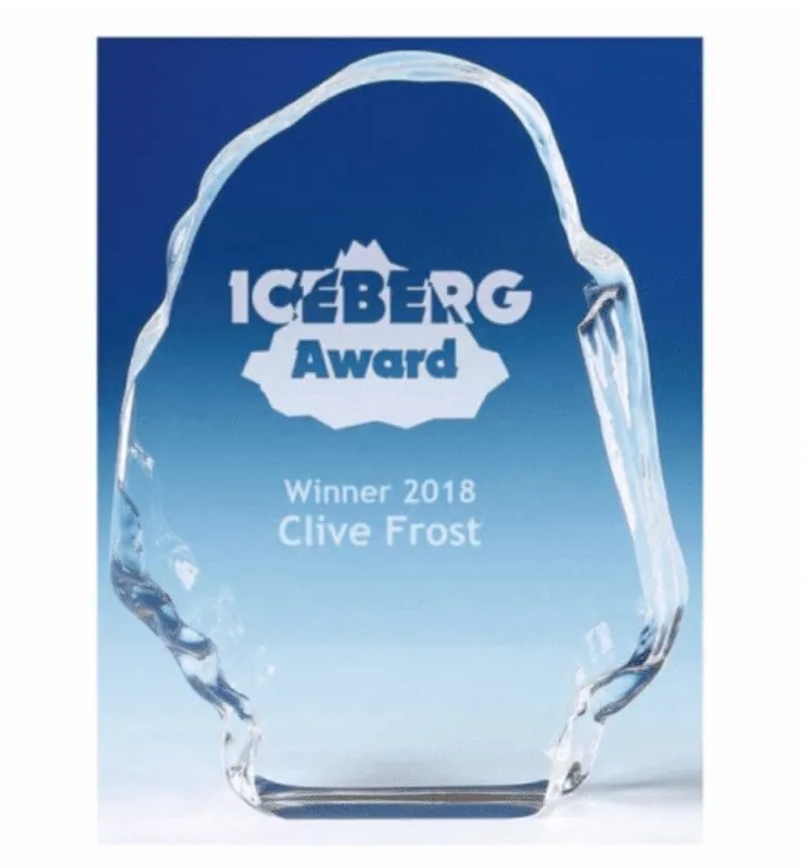Iceberg Glass Optical Crystal 8,8 cm IG001 – promotional product with your logo