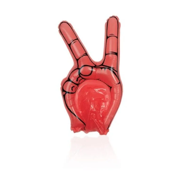 Inflatable hand “victory” V7351 – promotional product with your logo