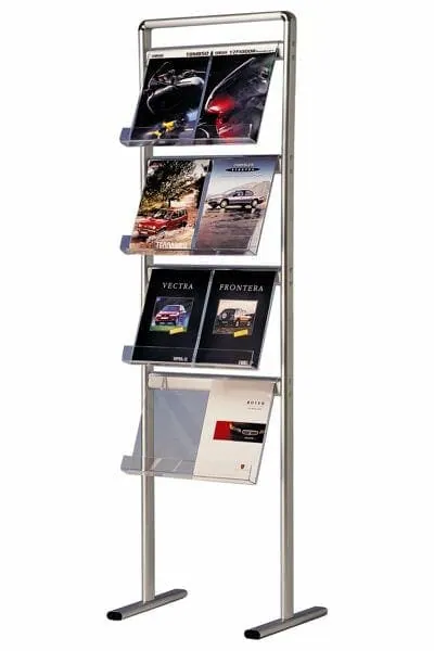 Info-line brochure stand 8xA4 – promotional product with your logo