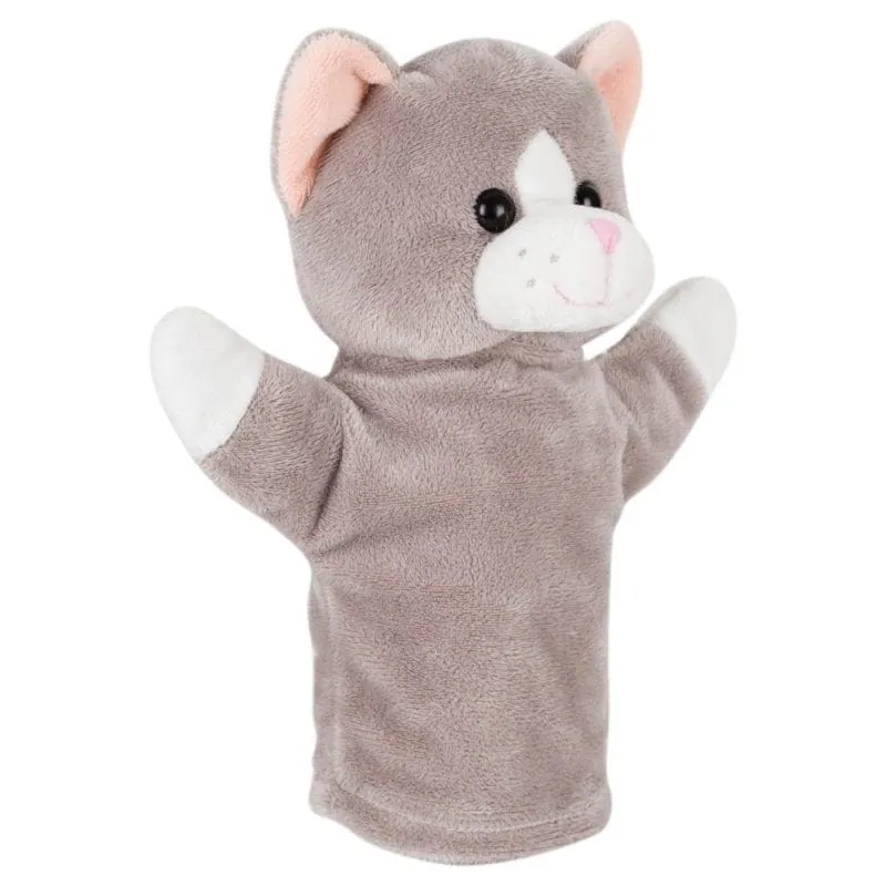 Jinx, plush cat, hand puppet HE693-19 – promotional product with your logo
