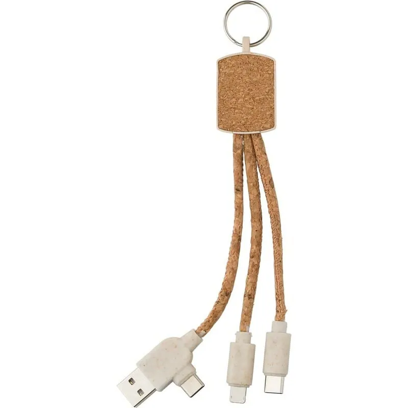 Cork Charging Cable V1688 – promotional product with your logo
