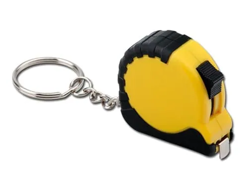 Keychain-tape measure, 1M, matheus – promotional product with your logo