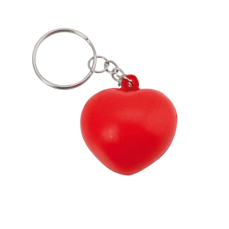 Keyring Anti Stress “Heart” V4018 – promotional product with your logo