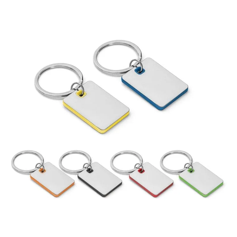 Keyring Metal and ABS BECKET 93372 – promotional product with your logo