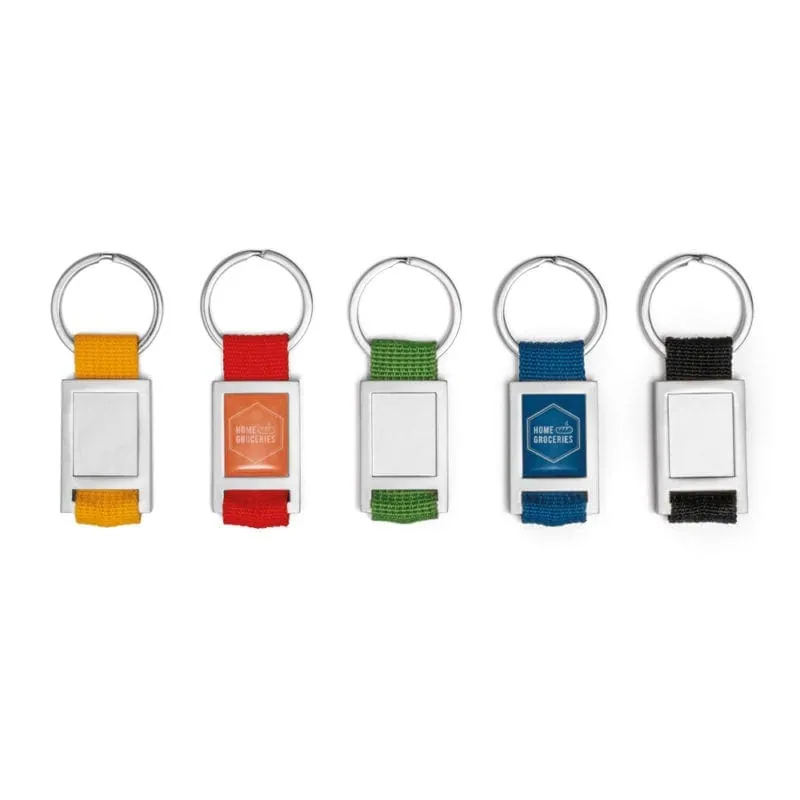 Keyring metal and webbing ANCHOR 93369 – promotional product with your logo