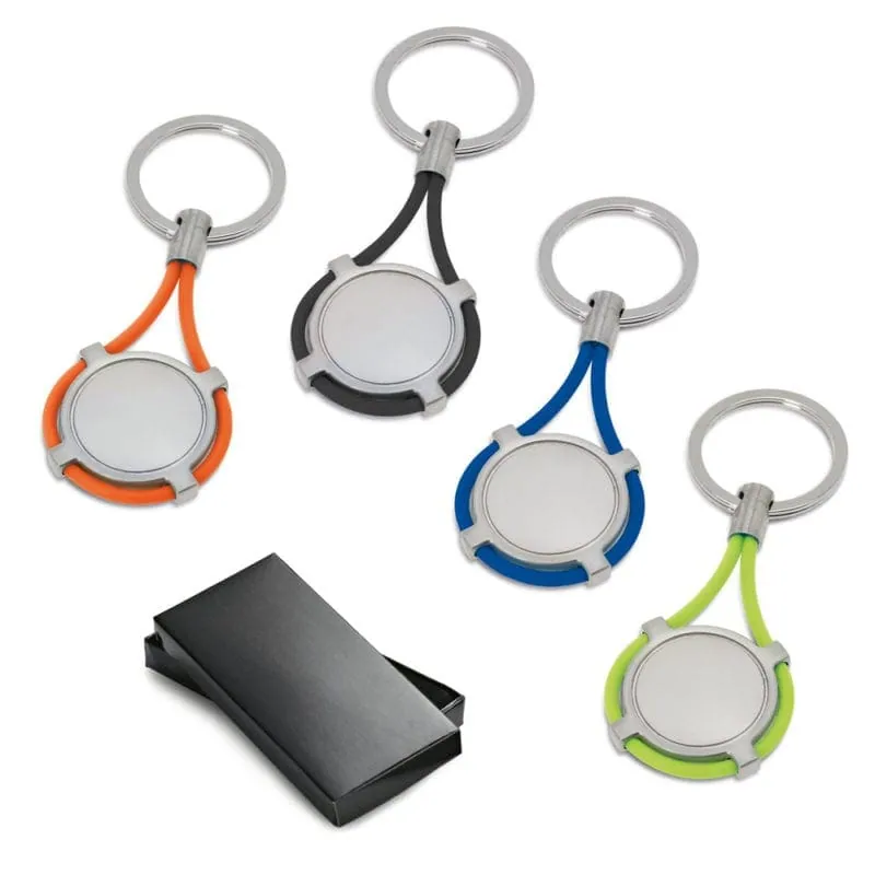 Keyring metal INDURAIN 93170 – promotional product with your logo