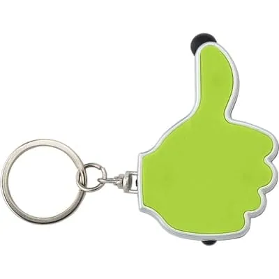 Keyring, touch pen “like it” with LED light V1686 – promotional product with your logo