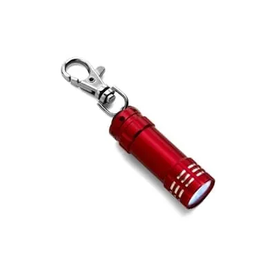 Keyring with carabiner, 3 LED light V4193 – promotional product with your logo