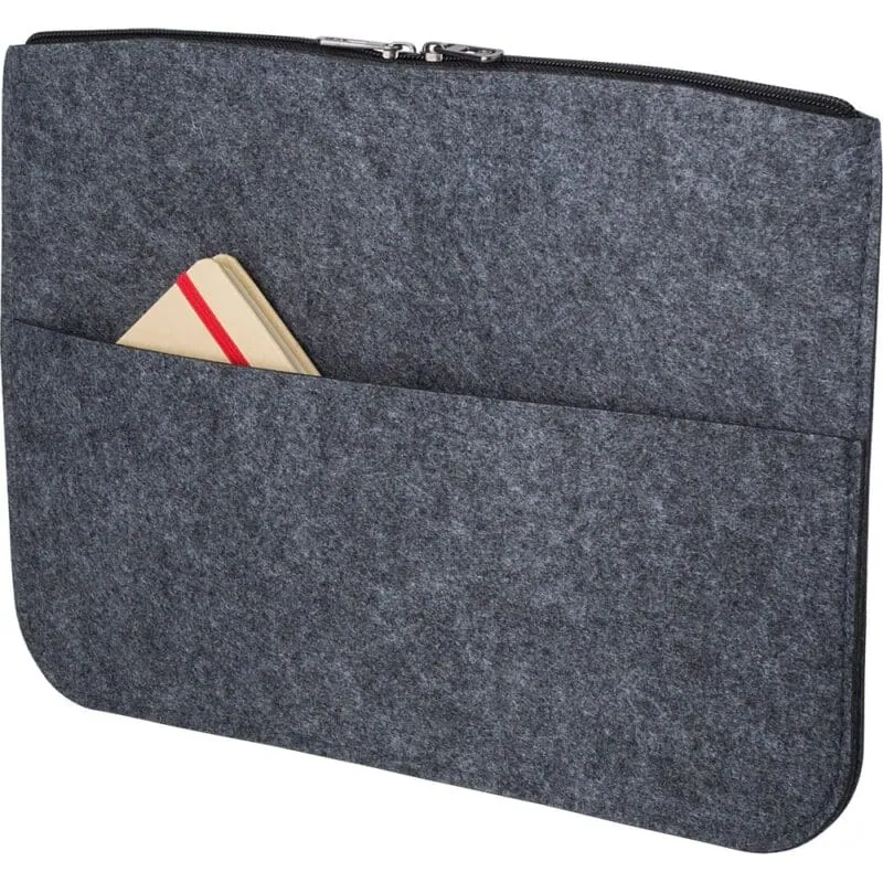 Laptop case, document folder felt RPET 14″ V1256 – promotional product with your logo