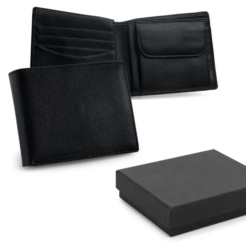 Leather wallet BARRYMORE 93222 – promotional product with your logo
