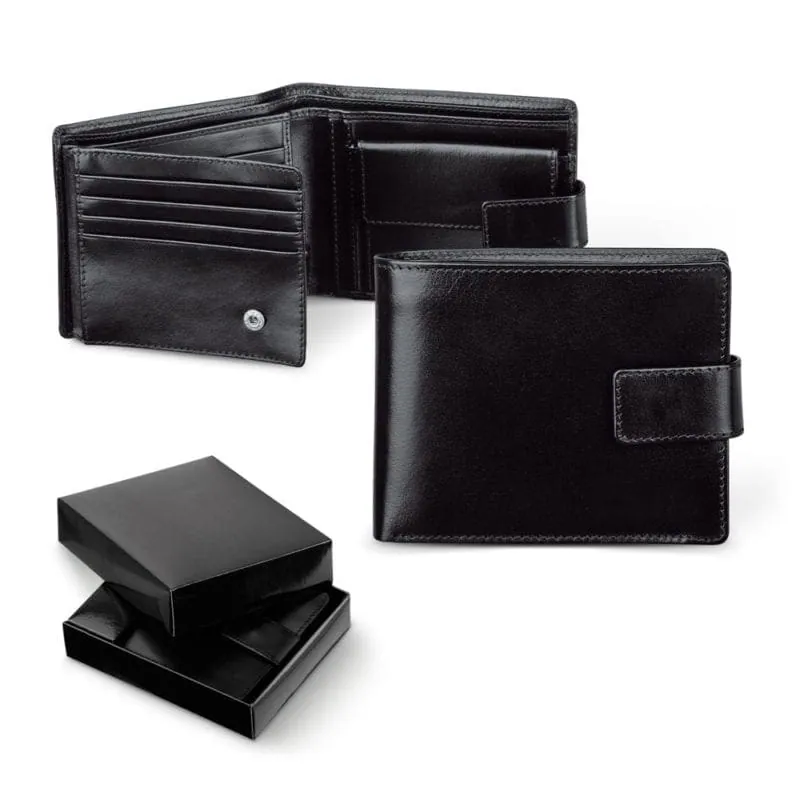 Leather wallet GASPARO 93298 – promotional product with your logo