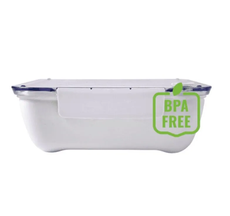 Lunch box 920 ml, fork V7953 – promotional product with your logo