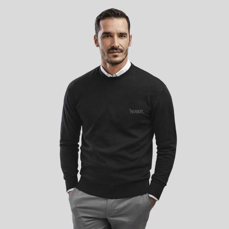 Men’s crew neck jumper Sizes: S, M, L, XL, XXL MILAN RN 30210 – promotional product with your logo