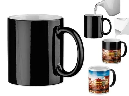 Ceramic sublimation ceramic mug wow, 350 ml – promotional product with your logo