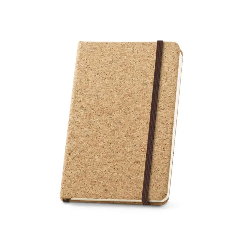 Pocket cork notebook with plain pages HAWKINS 93808 – promotional product with your logo