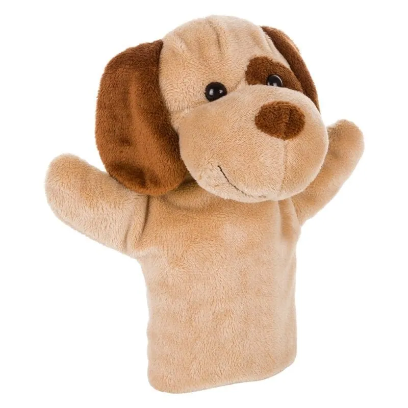 Obie, plush dog, hand puppet HE694-18 – promotional product with your logo
