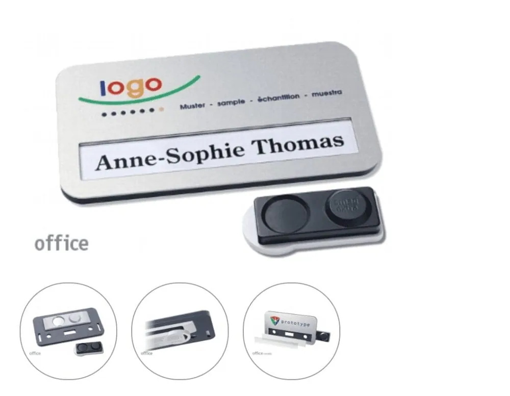 Office “alu-print” 65 x 10 mm – promotional product with your logo