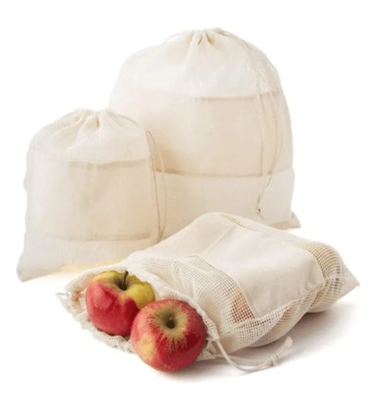Organic cotton fruit and vegetable bags V0945 – promotional product with your logo