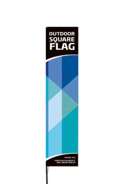 Outdoor Square Flag – promotional product with your logo