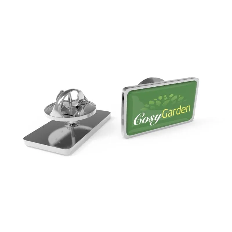 Pin Metal Rectangular Small – promotional product with your logo
