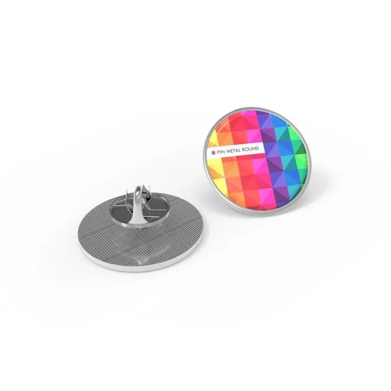 Pin Metal Round – promotional product with your logo