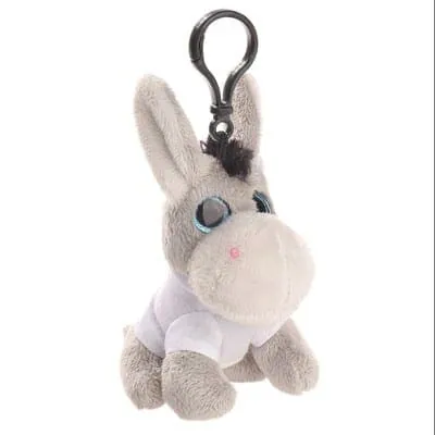 Plush donkey, hanger | Boe HE778 – promotional product with your logo