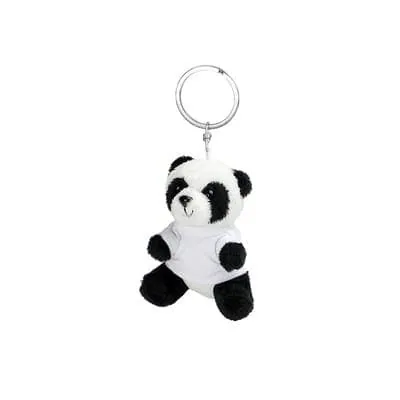 Plush panda, keyring | Bea HE763 – promotional product with your logo