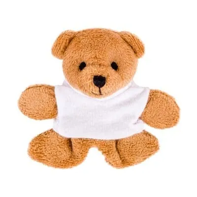 Plush teddy bear, magnet | Andy HE756 – promotional product with your logo