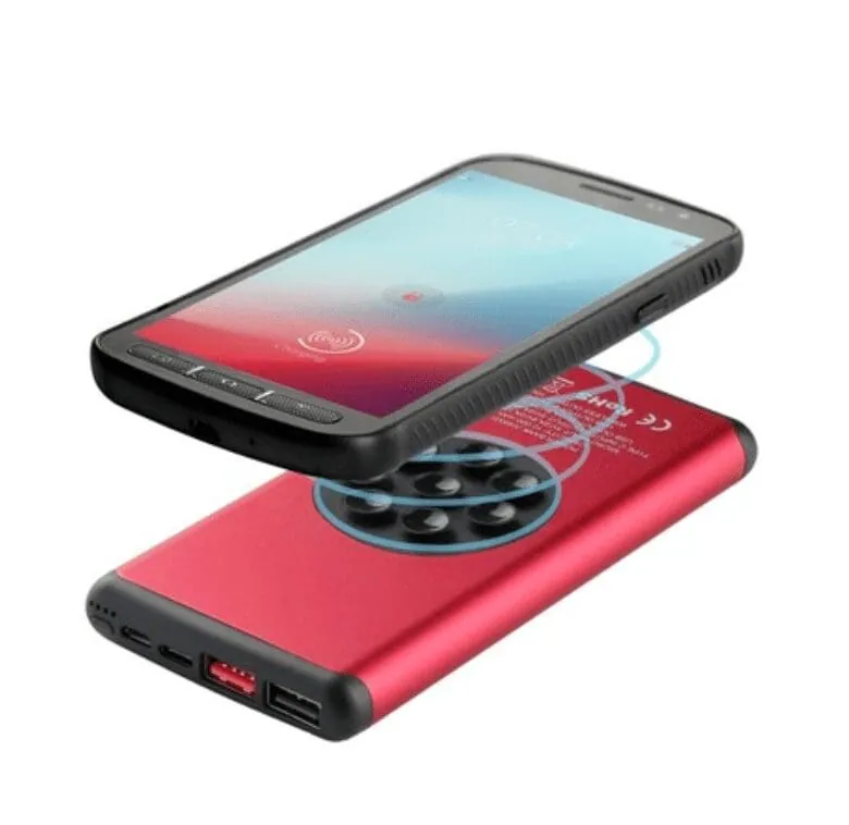 Power Bank 10000 mAh with suction cups wireless charger 10W V4833 – promotional product with your logo