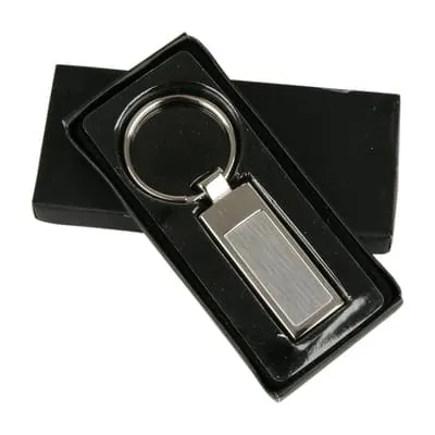 Rectangular keyring V2028 – promotional product with your logo