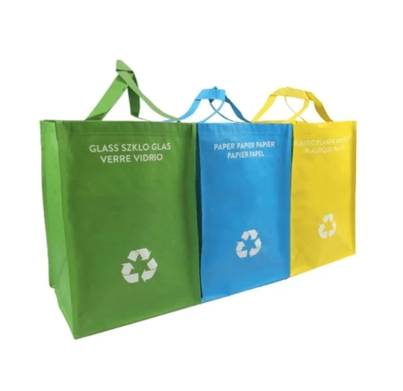 Recycle waste bags, 3 pcs V9598 – promotional product with your logo