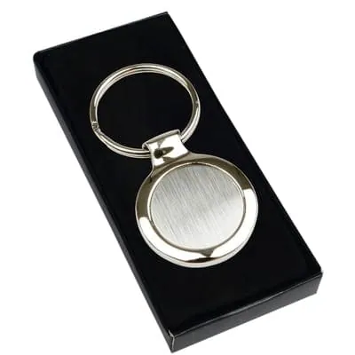 Round keyring V2033 – promotional product with your logo