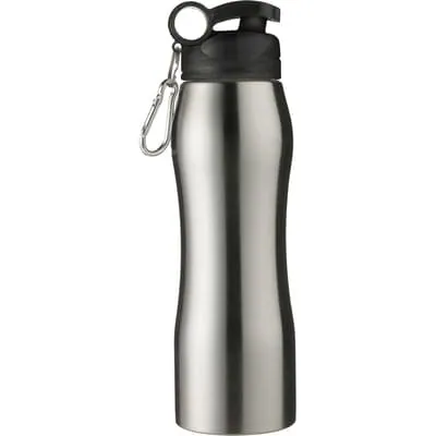 Sports bottle 750 ml with carabiner clip attachment V4975 – promotional product with your logo