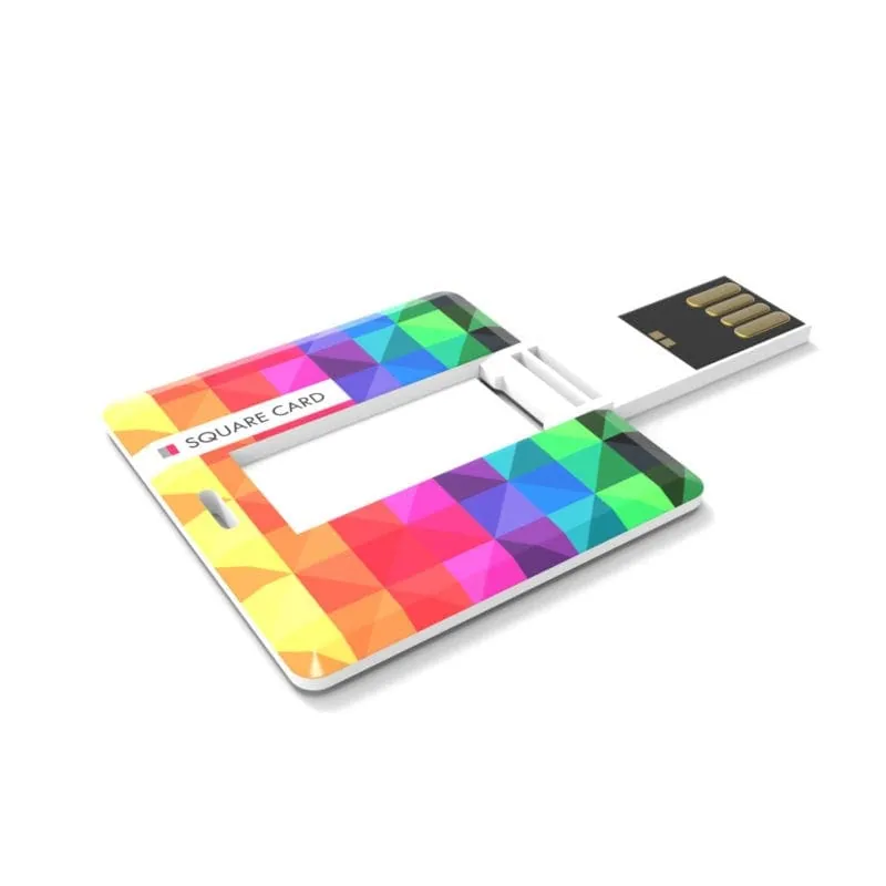 Square card USB – promotional product with your logo