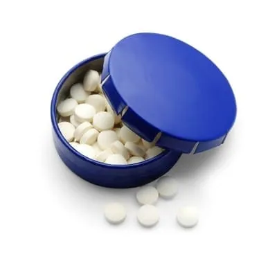 Mints in round box V4714 – promotional product with your logo