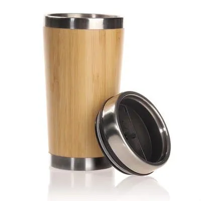 Travel mug Bamboo 400 ml V0845 – promotional product with your logo