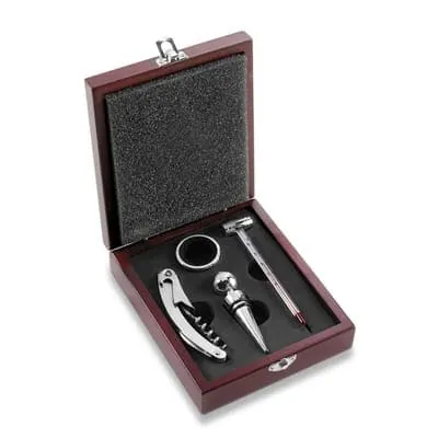 Wine set 4 pcs V5330 – promotional product with your logo